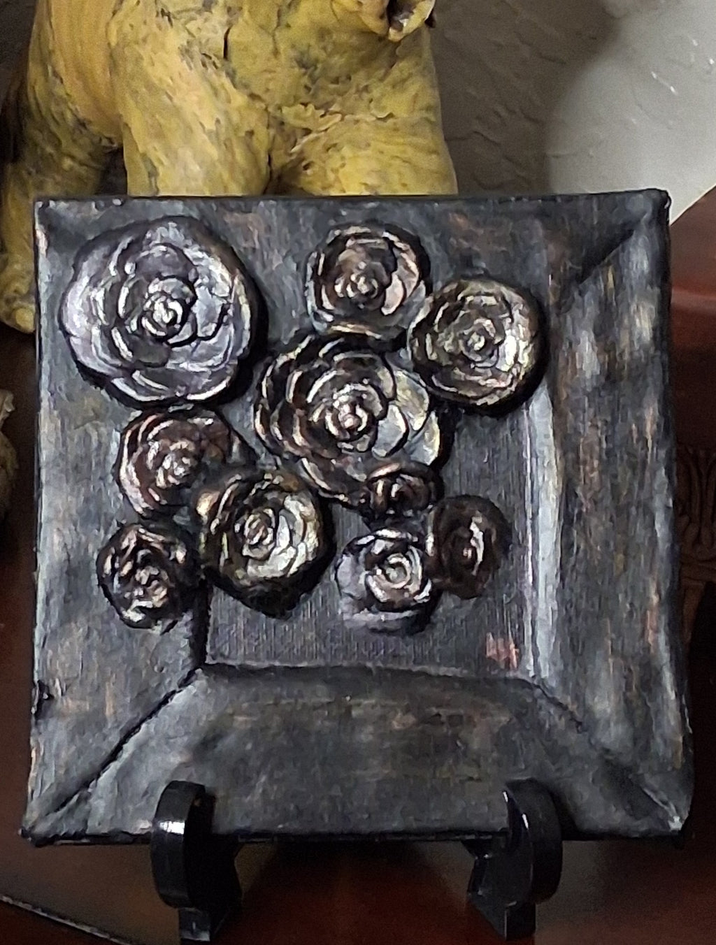 Beauty Outside of the Box | Original Sculpted Relief Painting | From the Studio Collection