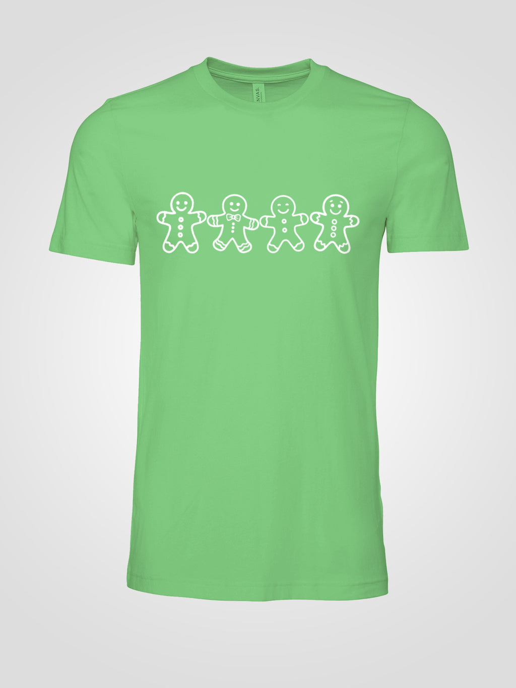 Gingerbread Men Christmas Tee | Simple Holiday Cookie Shirt | Unisex Christmas Graphic Tee