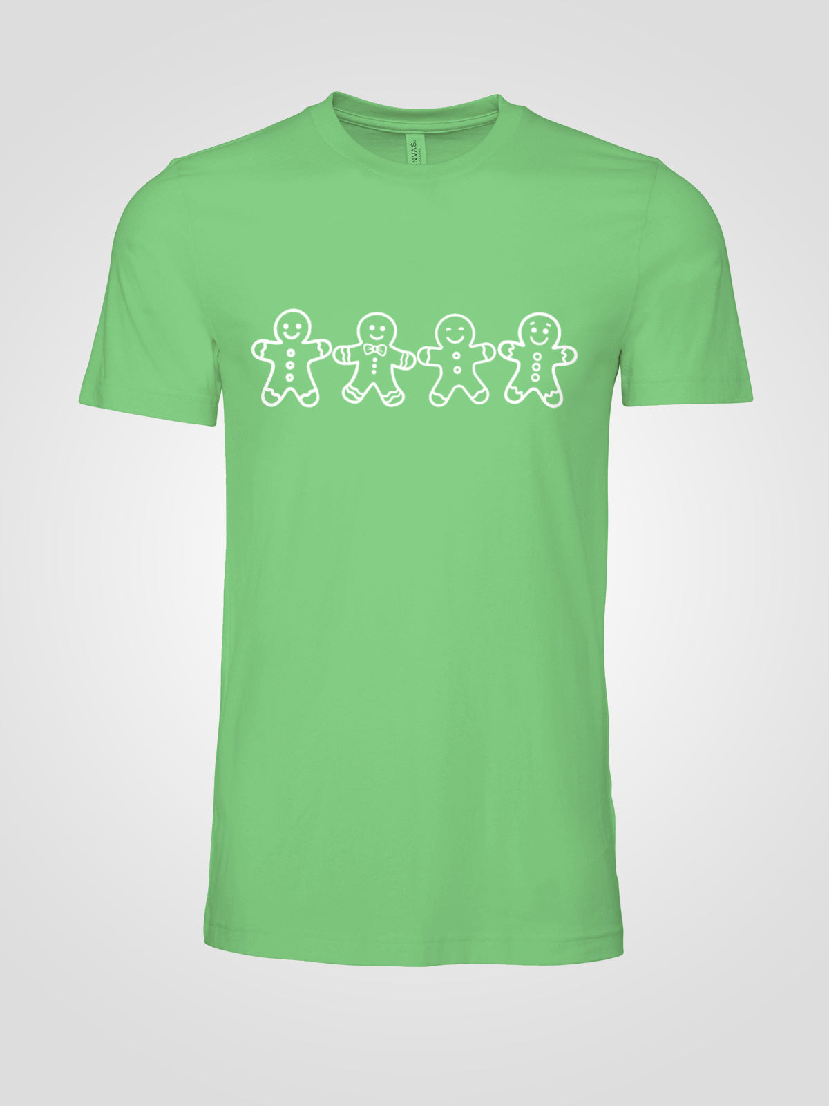 Gingerbread Men Christmas Tee | Simple Holiday Cookie Shirt | Unisex Christmas Graphic Tee