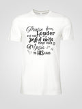 Sophia's Praise Louder Unisex Christian T-Shirt  | Inspirational Faith Tee by LAHall Artworks