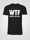 "WTF Where’s the Fish?" Graphic T-Shirt | LAHall Artworks Fishing Graphic Tee