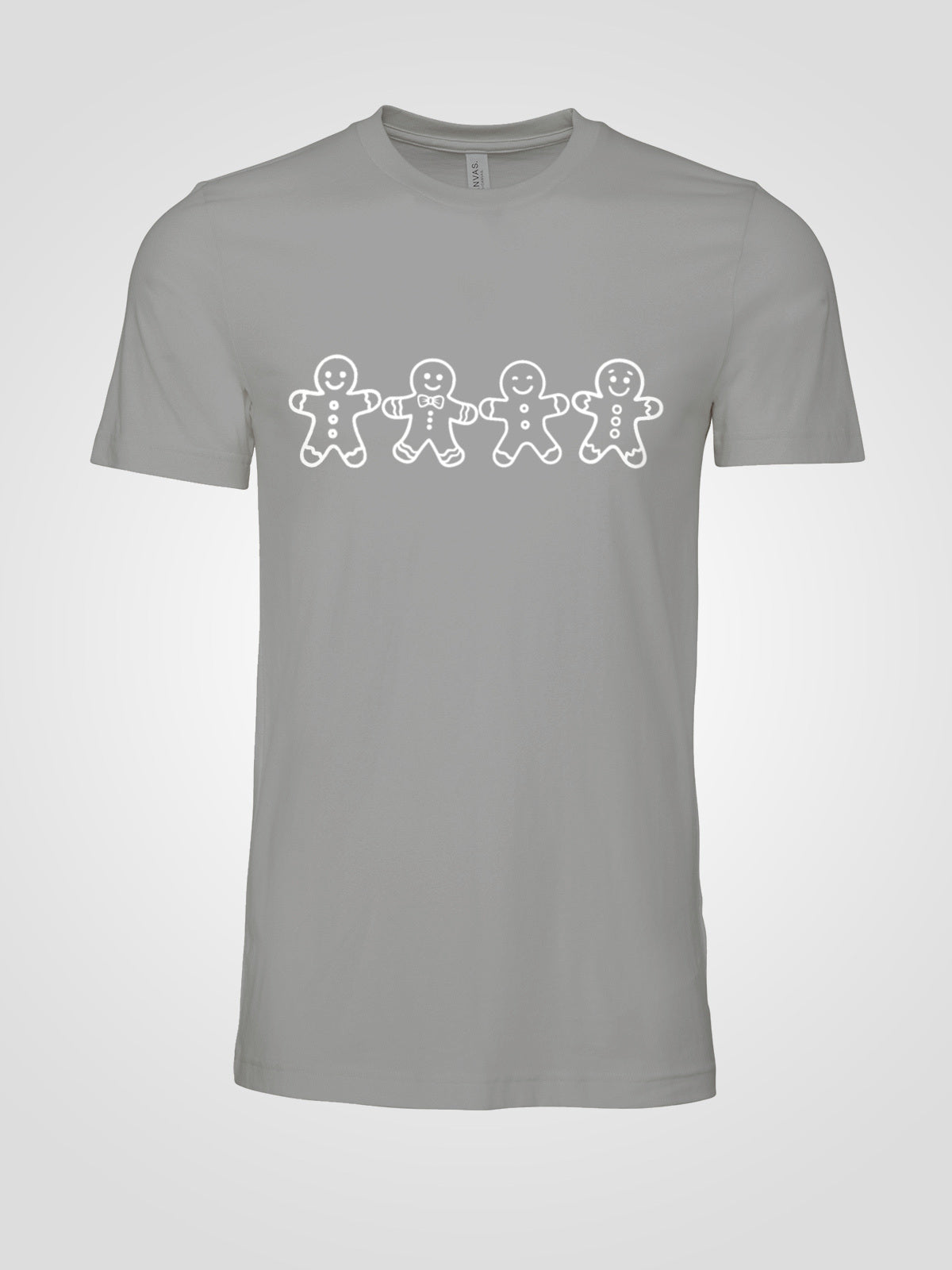 Gingerbread Men Christmas Tee | Simple Holiday Cookie Shirt | Unisex Christmas Graphic Tee