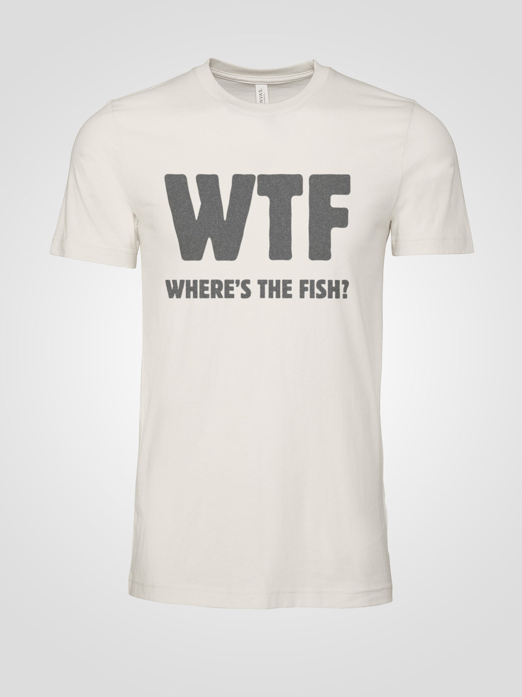 "WTF Where’s the Fish?" Graphic T-Shirt | LAHall Artworks Fishing Graphic Tee