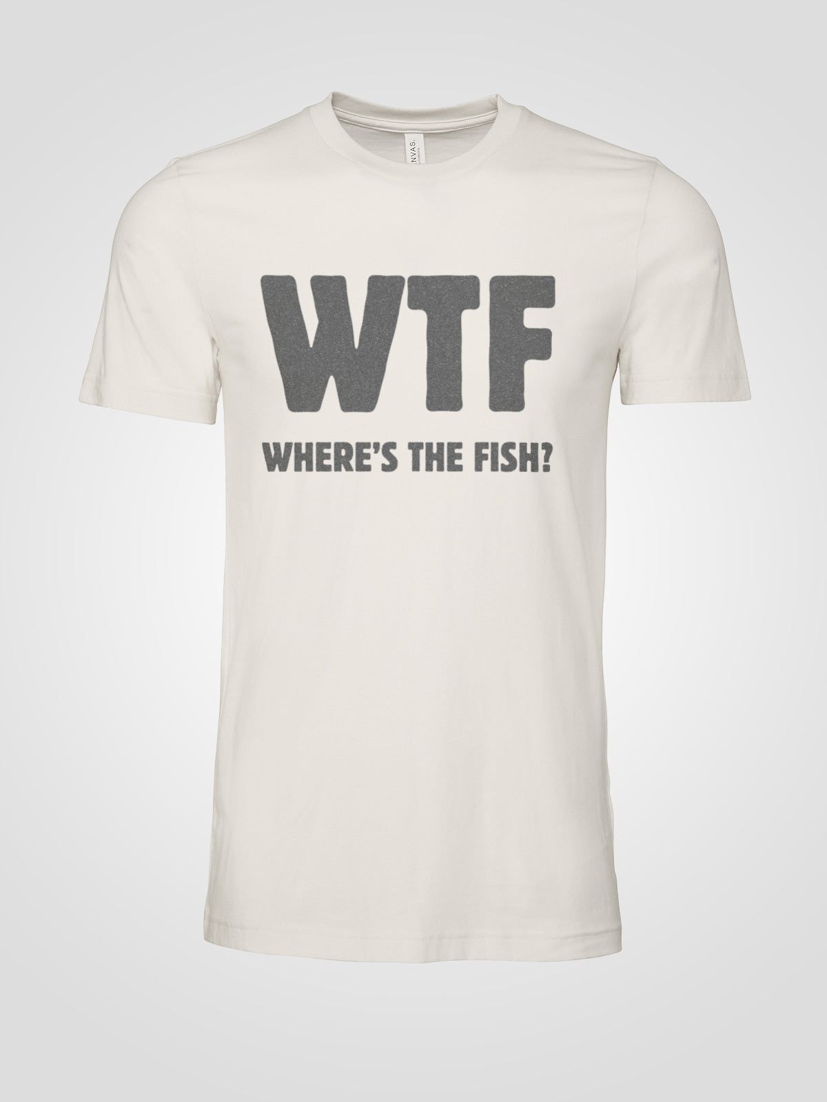 "WTF Where’s the Fish?" Graphic T-Shirt | LAHall Artworks Fishing Graphic Tee