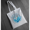 "Baptized in Water" Graphic Tote | Stained Glass Cross Scripture Shirt | Christian Faith Tote | LAHall Artworks