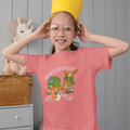 "Off to Praise the Lord" Youth Graphic T-Shirt | Christian Kids Faith Tee | LAHall Artworks