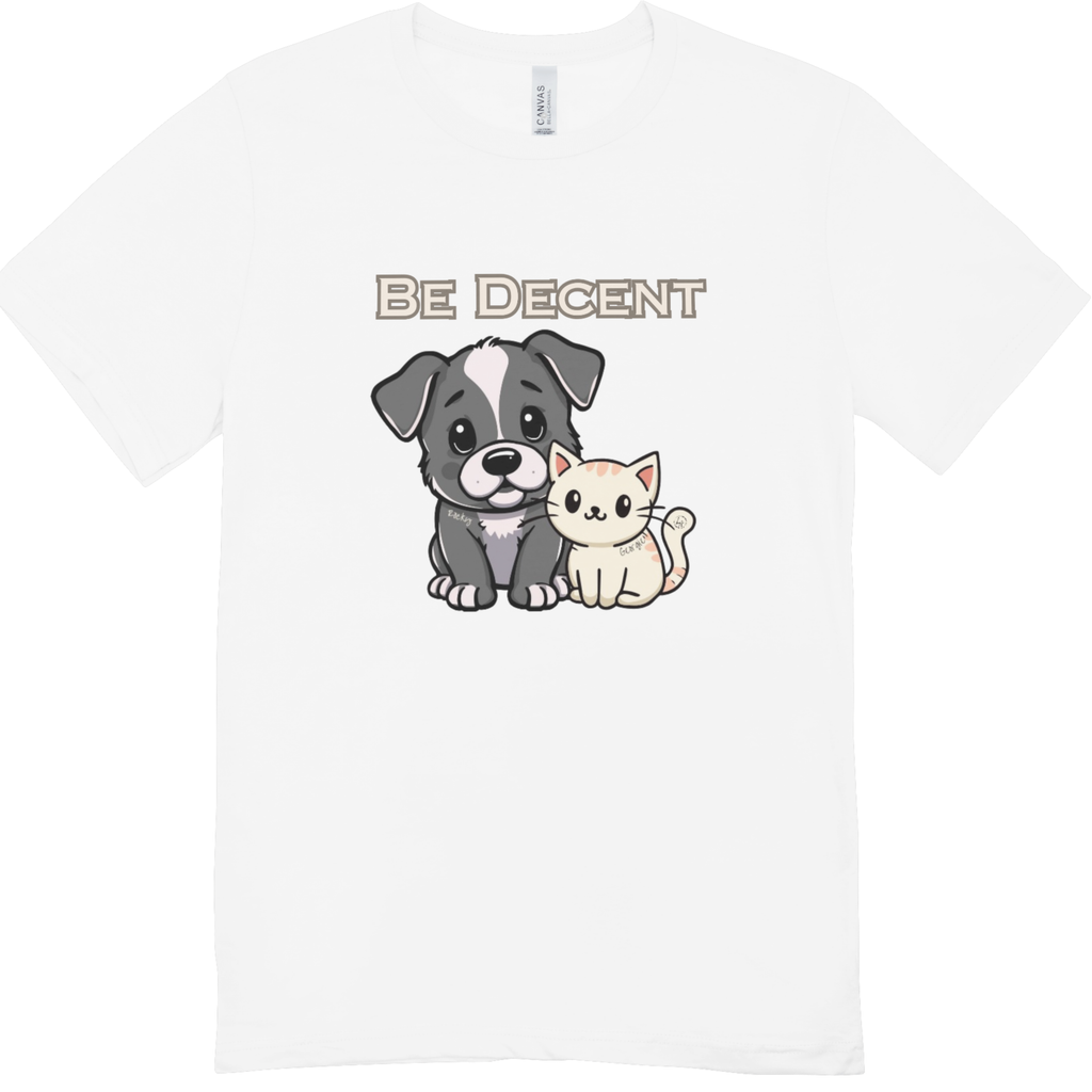 "Be Decent" Youth Graphic T-Shirt | Inspirational Kids Tee | LAHall Artworks