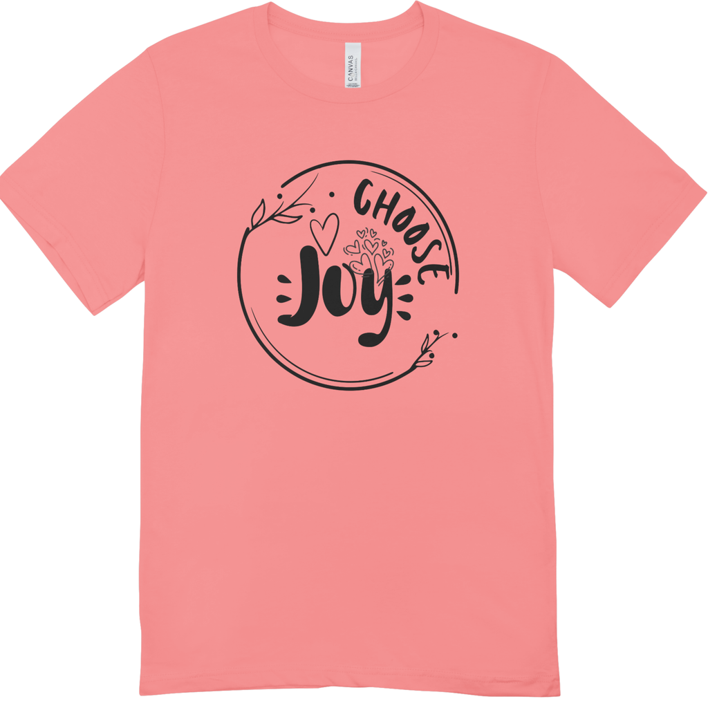 "Choose Joy" Youth Graphic T-Shirt | Inspirational Kids Tee | LAHall Artworks