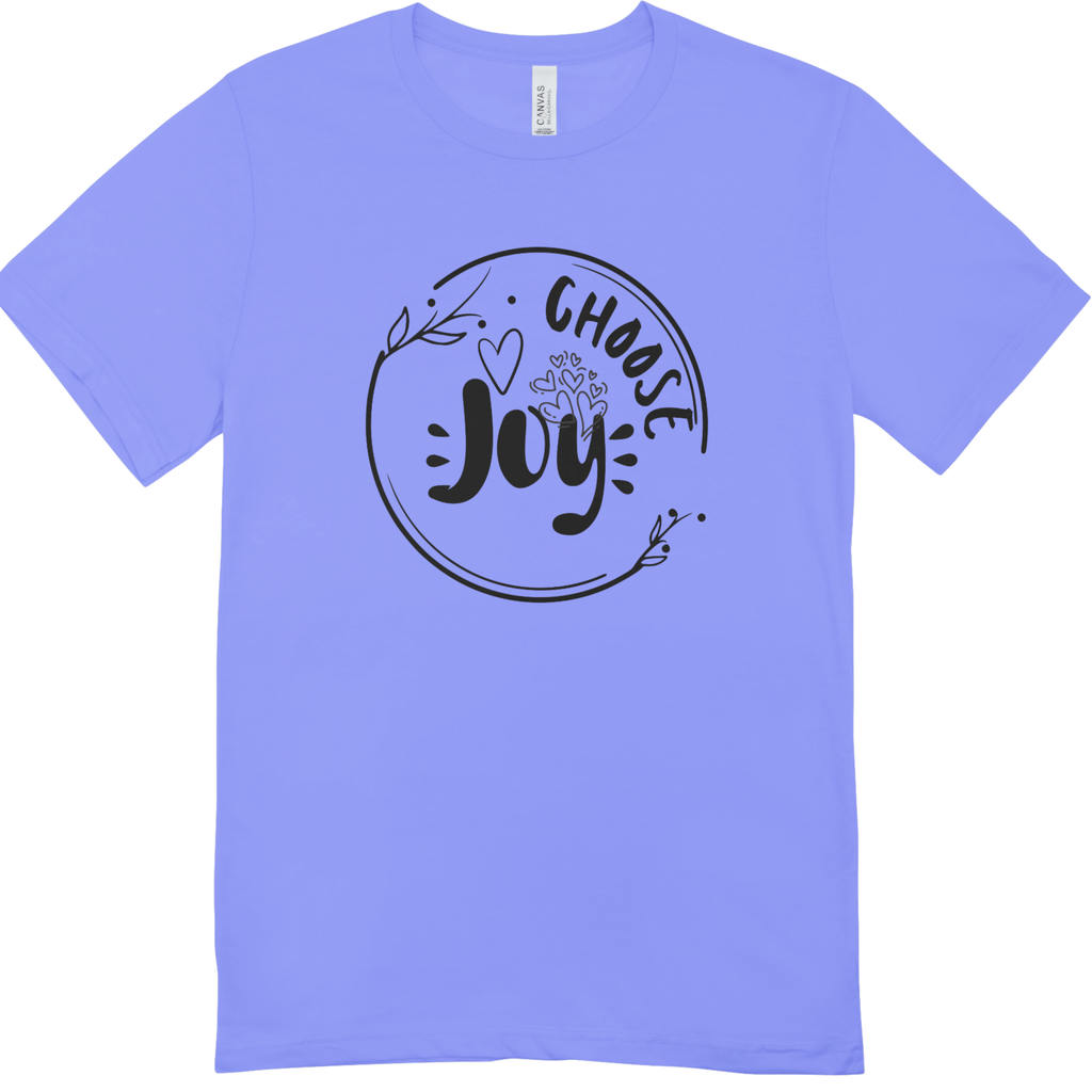 "Choose Joy" Youth Graphic T-Shirt | Inspirational Kids Tee | LAHall Artworks