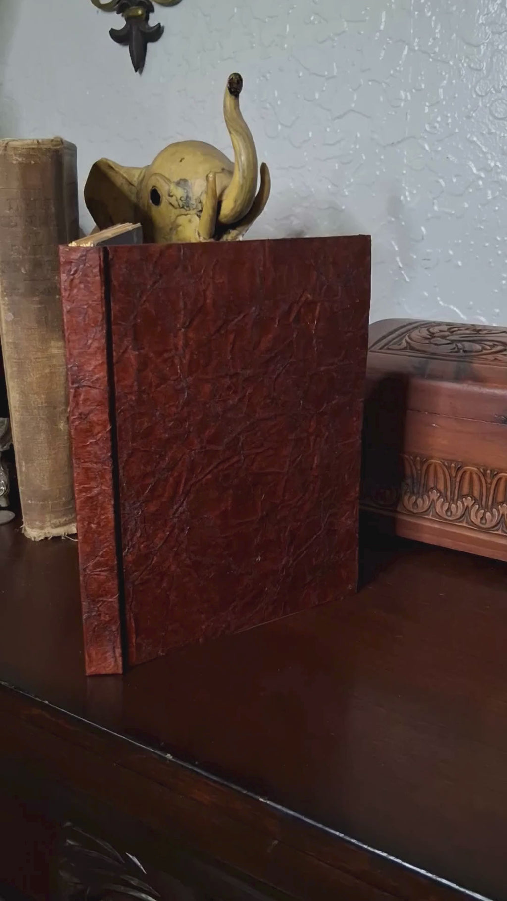 Irish Eyes | One-of-a-Kind Peekaboo Book Art | Original Mixed Media Artwork