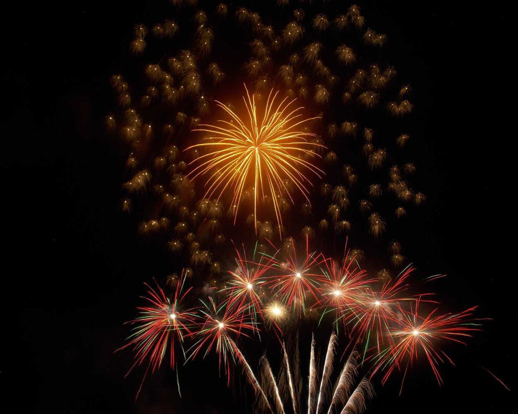 "Sky Show" LAHall Artworks Art Photography Prints | Fireworks on Display