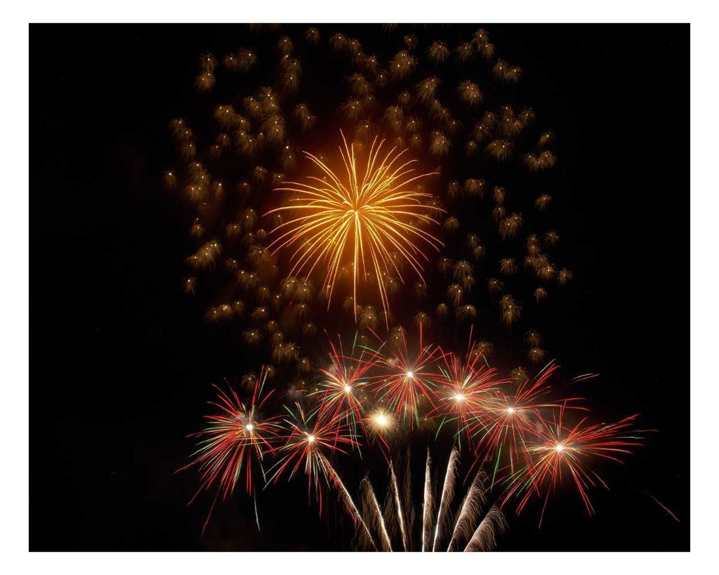 "Sky Show" LAHall Artworks Art Photography Prints | Fireworks on Display