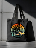 "I Saw That" Bigfoot Graphic Tote | Circular Bigfoot Design | LAHall Artworks Cryptid T-Shirt