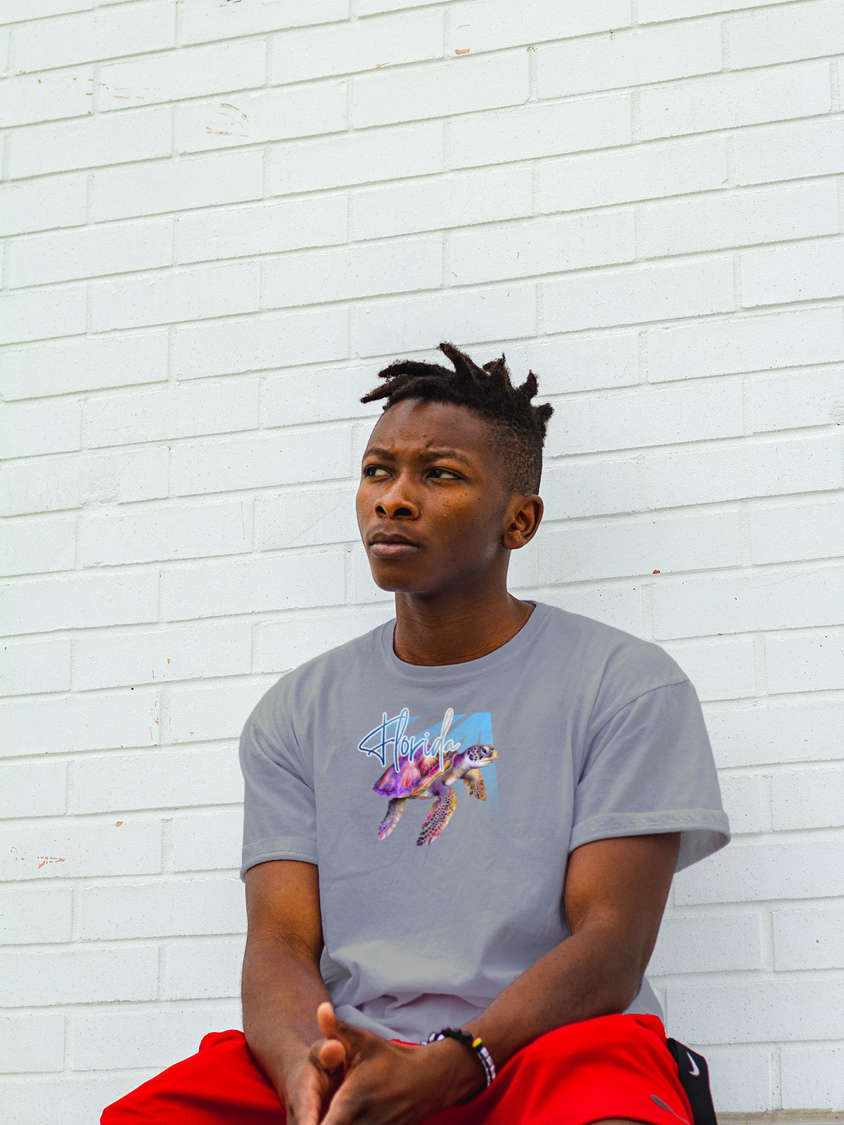 Florida Sea Turtle Graphic Tee | Ocean Rays Wildlife Shirt | Coastal Nature T-Shirt | LAHall Artworks