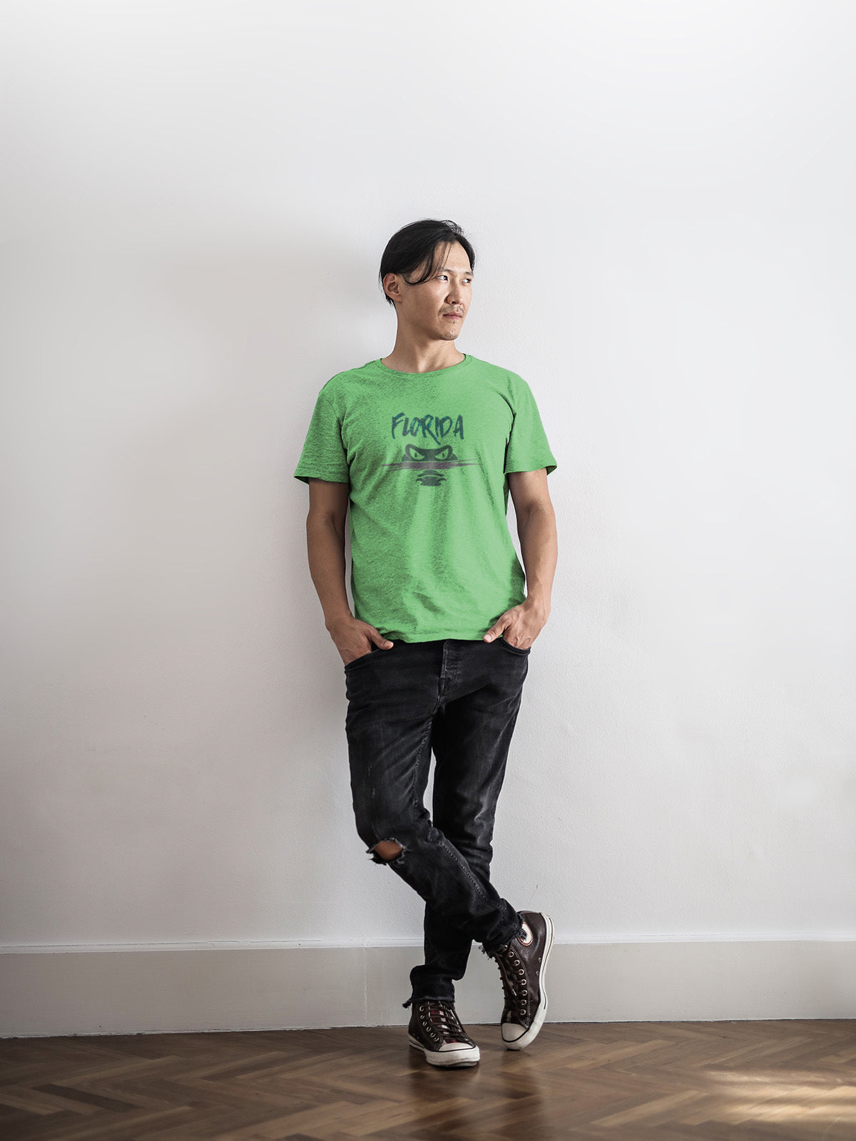Gator Eyes Florida Unisex Graphic Tee | Alligator Nose & Eyes Bold Statement Shirt