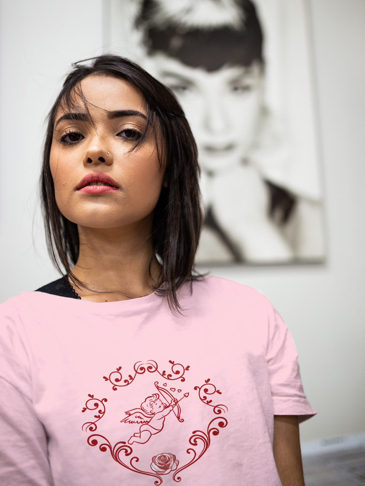 Victorian Cupid Valentine’s Day Graphic Tee | Unisex Vintage Love T-Shirt