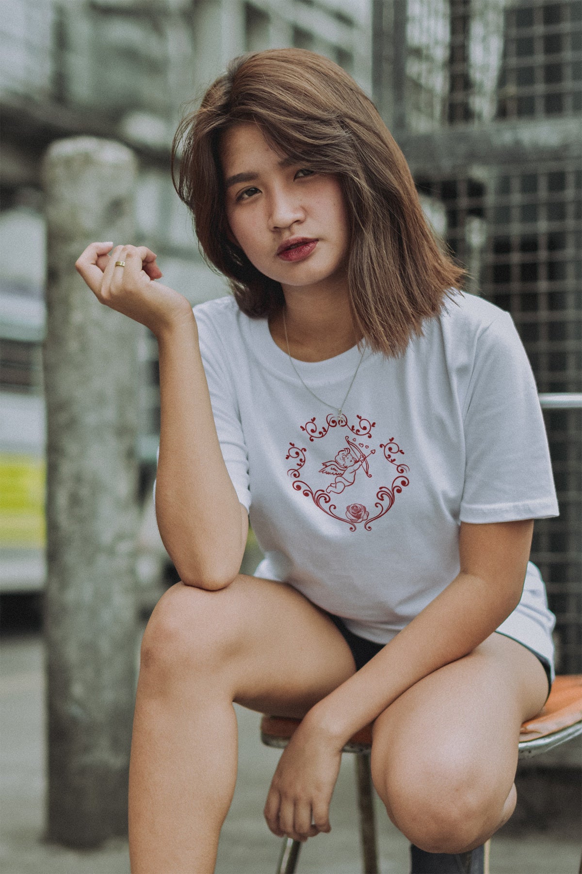 Victorian Cupid Valentine’s Day Graphic Tee | Unisex Vintage Love T-Shirt