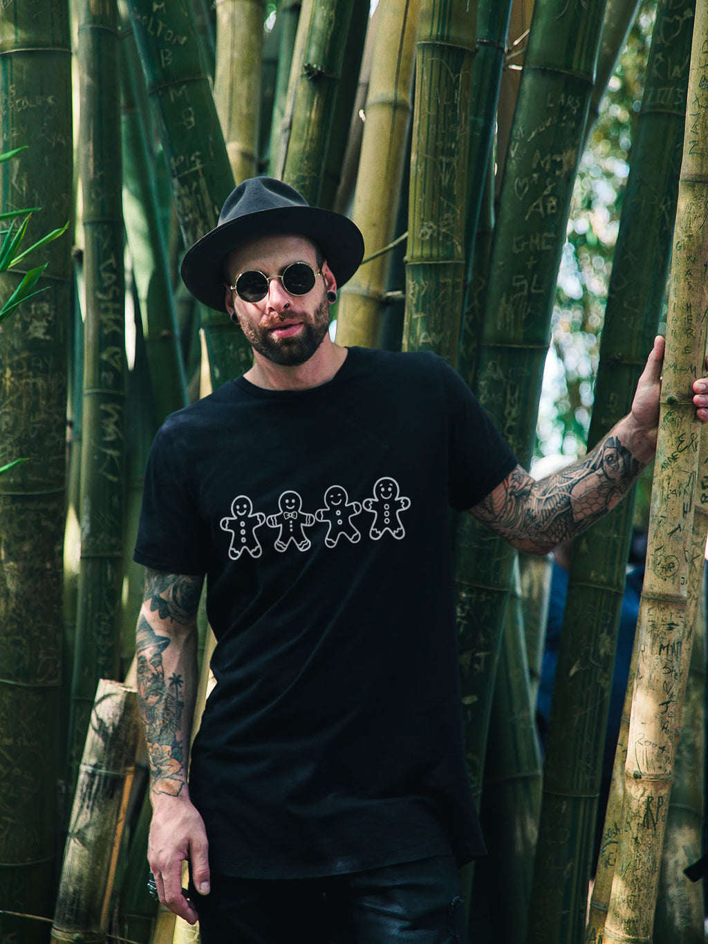 Gingerbread Men Christmas Tee | Simple Holiday Cookie Shirt | Unisex Christmas Graphic Tee