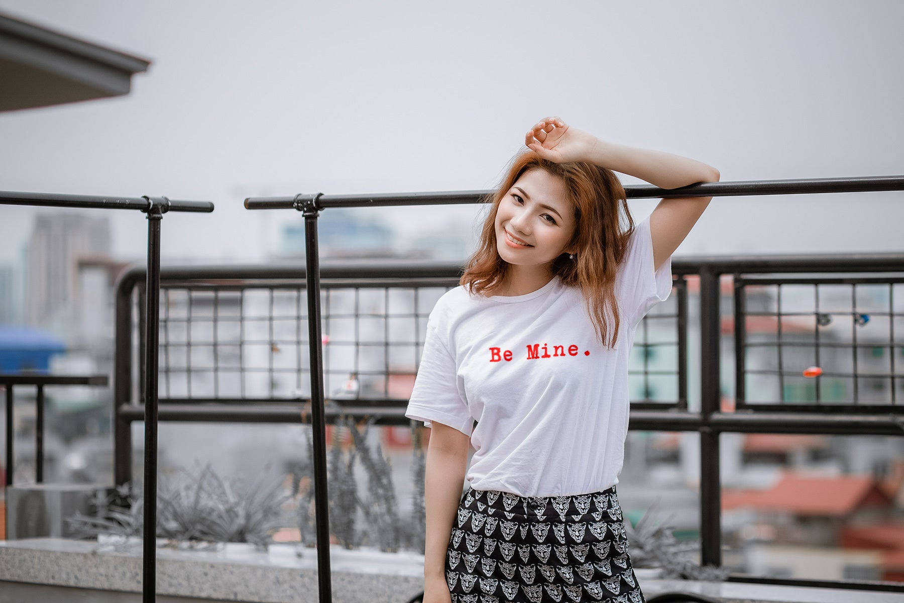 "Be Mine" Valentine Graphic Tee | Minimalist Typewriter Font Unisex T-Shirt - LAHall Artworks