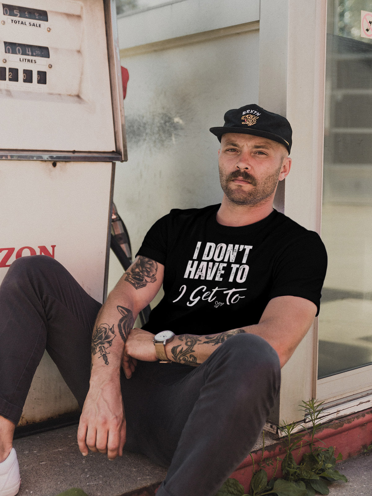 ''I Don't Have to, I Get To" Unisex Motivational T-Shirt – Gratitude and Mindset Quote Tee | “I Don’t Have To, I Get To” Positive Affirmation Shirt in Black or White