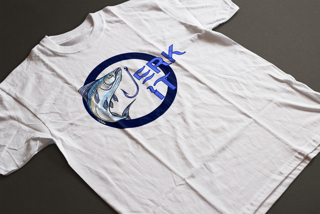 "Jerk It" Fishing Graphic Tee | Funny Angler T-Shirt | LAHall Artworks
