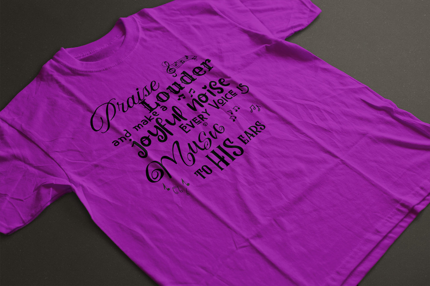 Sophia's Praise Louder Unisex Christian T-Shirt  | Inspirational Faith Tee by LAHall Artworks