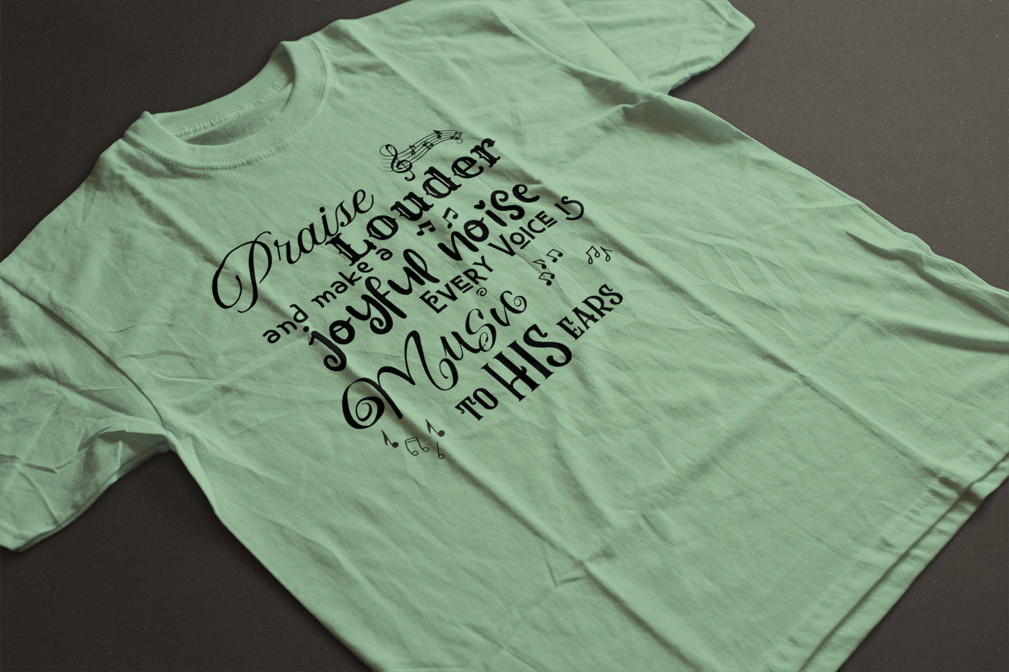 Sophia's Praise Louder Unisex Christian T-Shirt  | Inspirational Faith Tee by LAHall Artworks