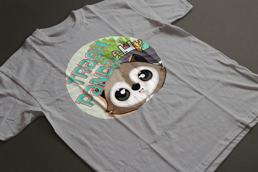 "Trash Panda" Unisex Short sleeve Graphic Tee - LAHall Artworks Fun Graphic Tee