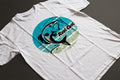 "Reel Cool" Fishing Graphic Tee | Retro Fish Jumping Design Shirt | Coastal Angler T-Shirt | LAHall Artworks