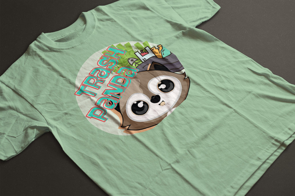 "Trash Panda" Unisex Short sleeve Graphic Tee - LAHall Artworks Fun Graphic Tee
