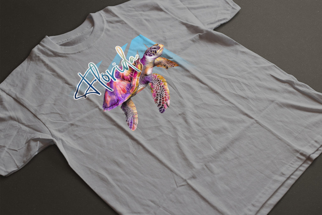 Florida Sea Turtle Graphic Tee | Ocean Rays Wildlife Shirt | Coastal Nature T-Shirt | LAHall Artworks