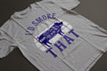 "I’d Smoke That" Pig Butcher Diagram T-Shirt | LAHall Artworks Barbecue Smoker Tee